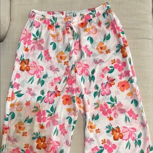 NWT J. Crew floral satin pajama pants